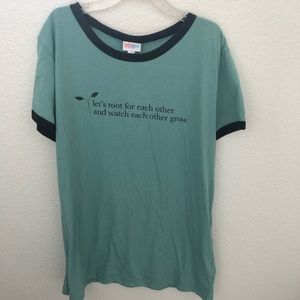 Plant lady ringer graphic tee